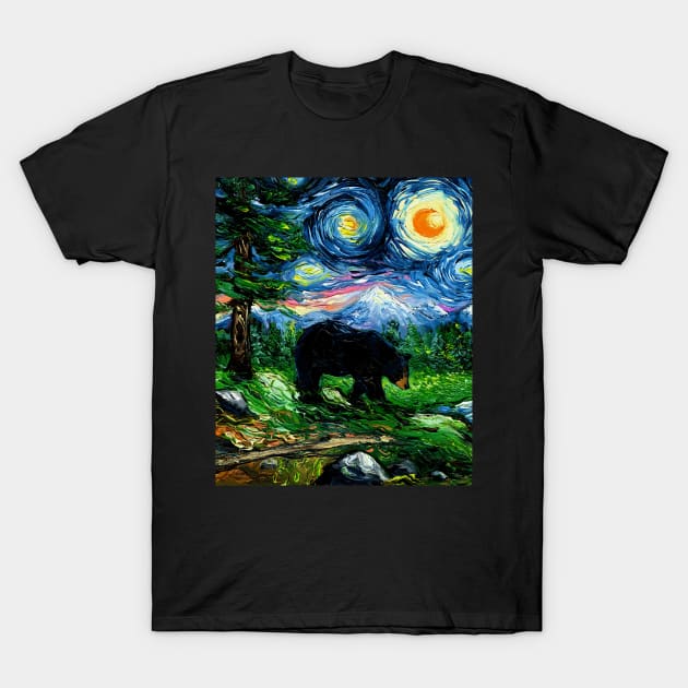 Smoky Mountain Night T-Shirt by sagittariusgallery